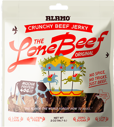 The Lone Beef – Original Smoked | High Protein Crunchy Beef Jerky
