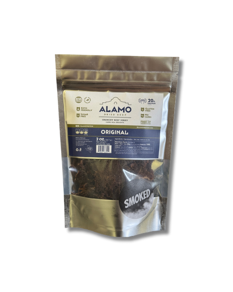 Original SMOKED Crunchy Beef Jerky 1 bag of 2 oz