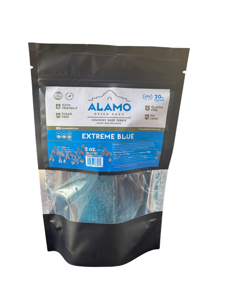 Extreme Blue Crunchy Beef Jerky 2oz