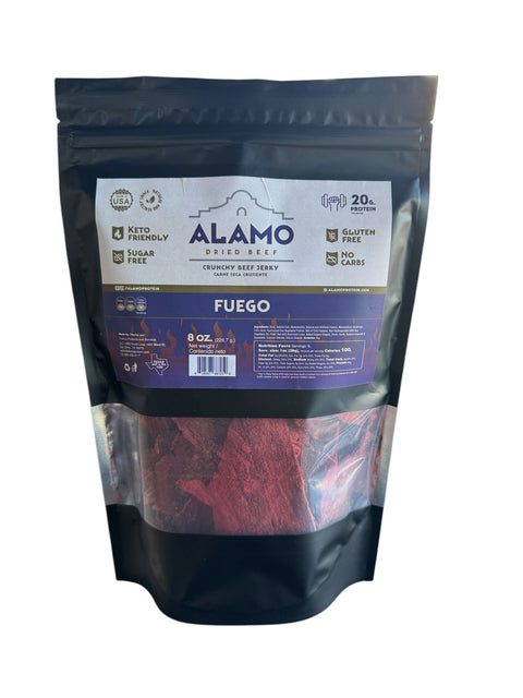 Fuego - Carne Seca/Crunchy Beef Jerky 8oz.